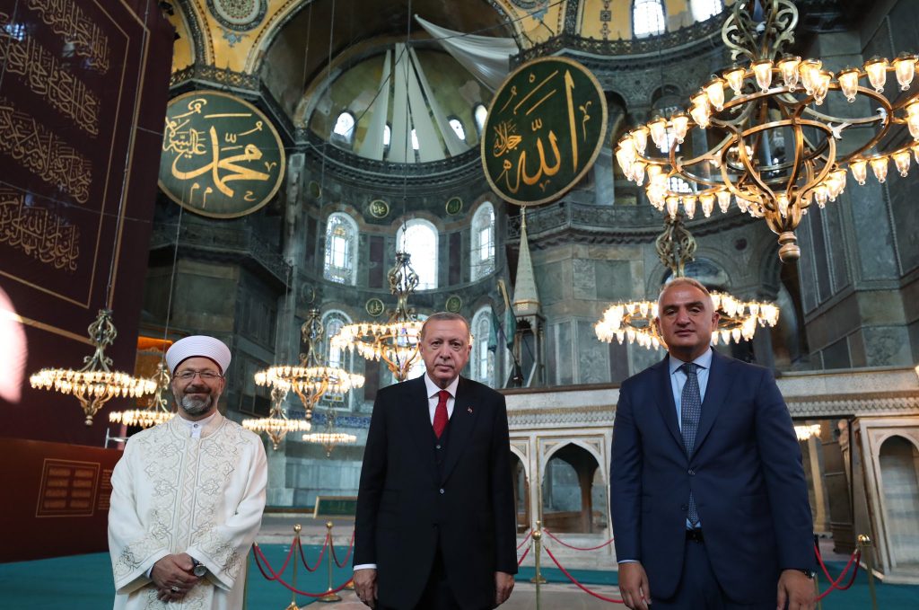 Turkish President Attends First Official Prayer At Hagia Sophia For Eight Decades (Videos)