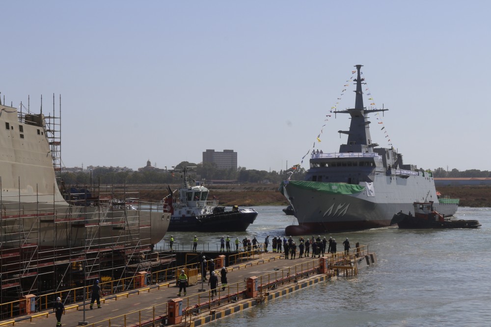 Spain Launches First Of Fire Corvettes For Saudi Arabia's Navy