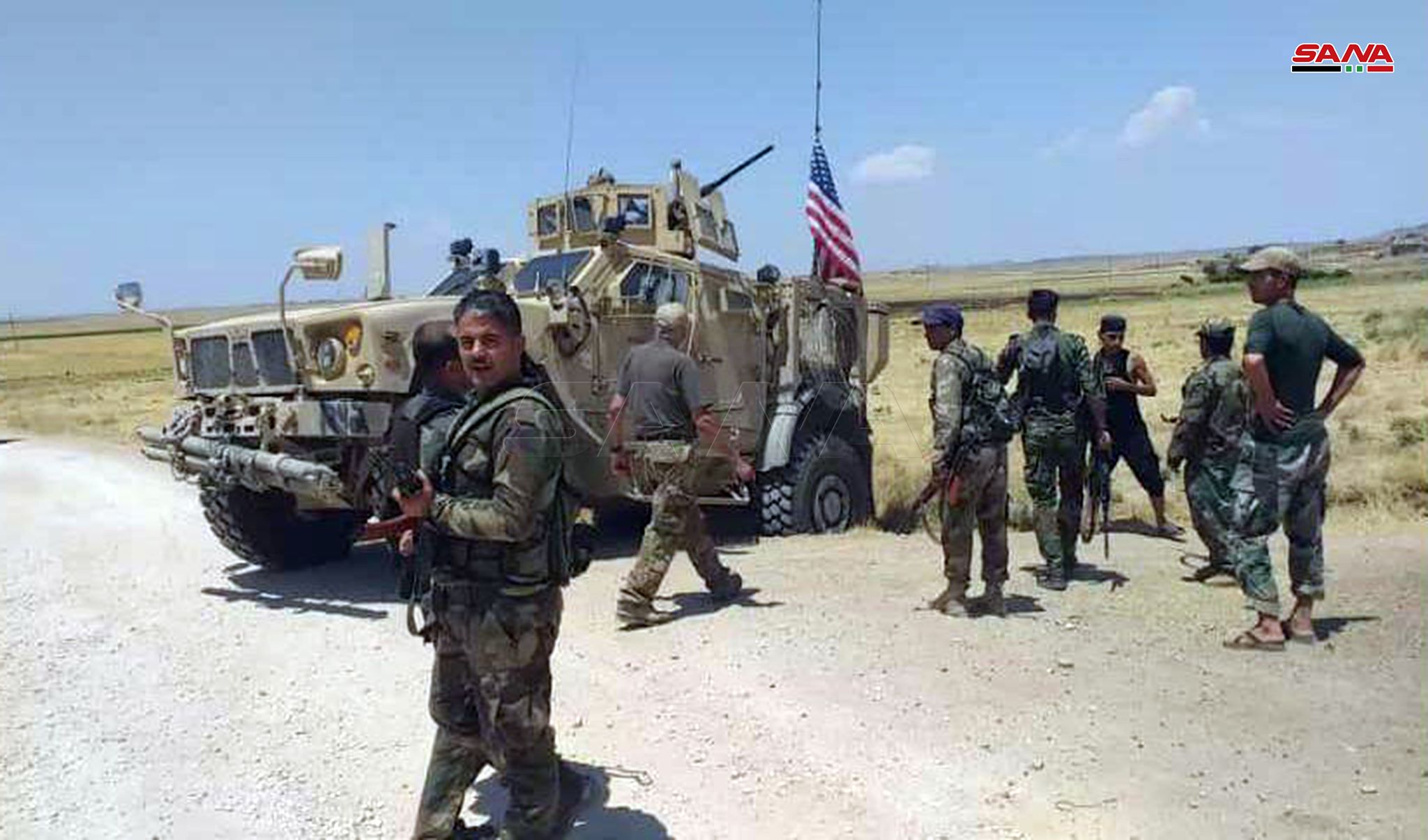 U.S. Forces Stopped At Three Syrian Army Checkpoints In Northern Al-Hasakah (Photos)