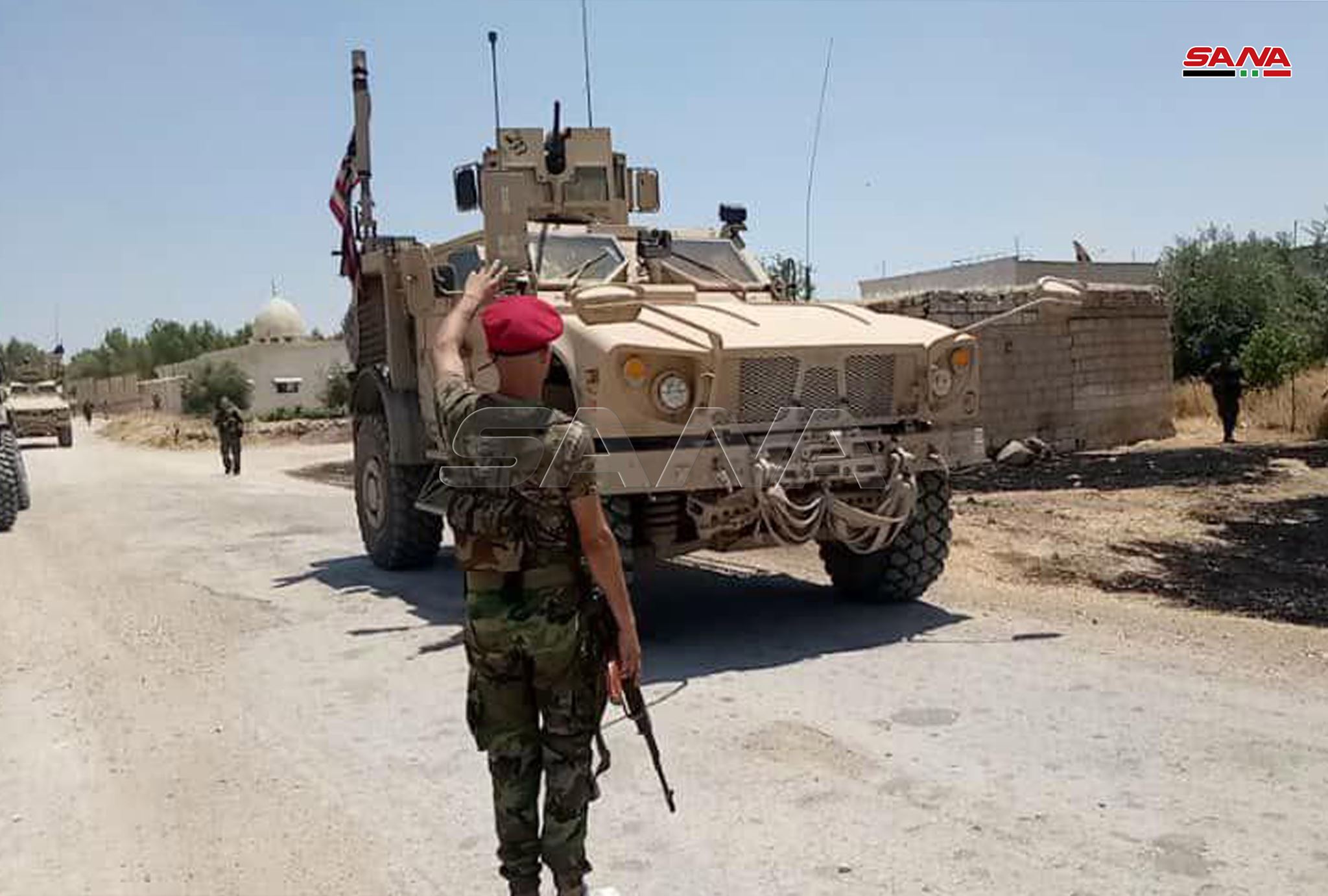 U.S. Forces Stopped At Three Syrian Army Checkpoints In Northern Al-Hasakah (Photos)