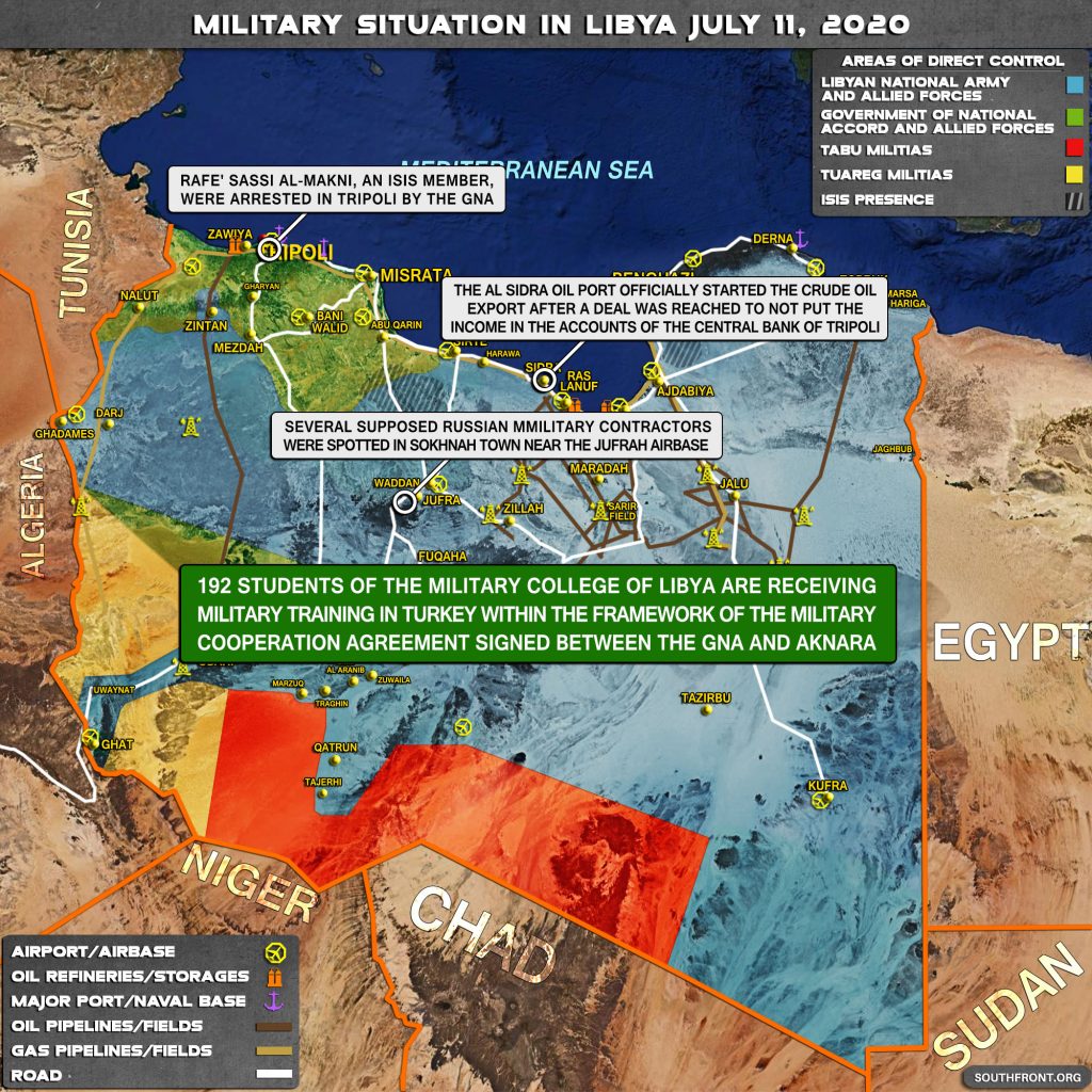 Military Situation In Libya On July 11, 2020 (Map Update)