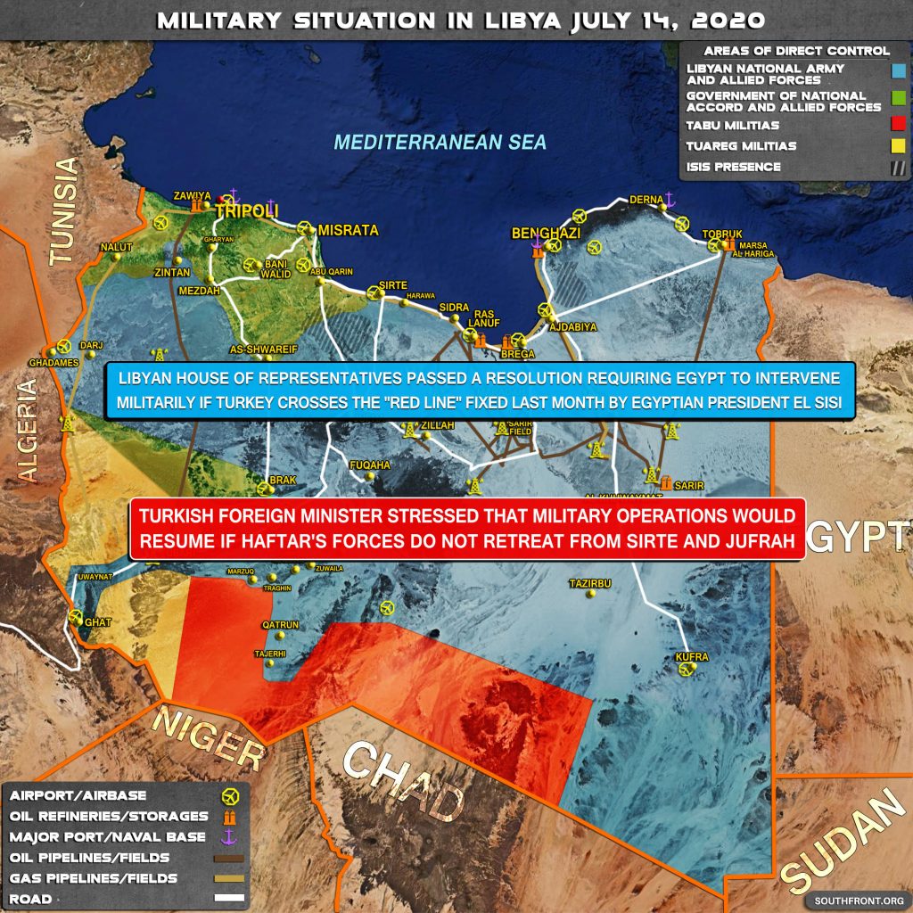 Military Situation In Libya On July 14, 2020 (Map Update)