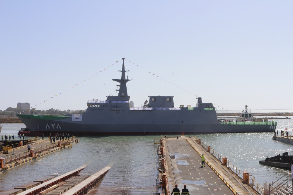 Spain Launches First Of Fire Corvettes For Saudi Arabia's Navy