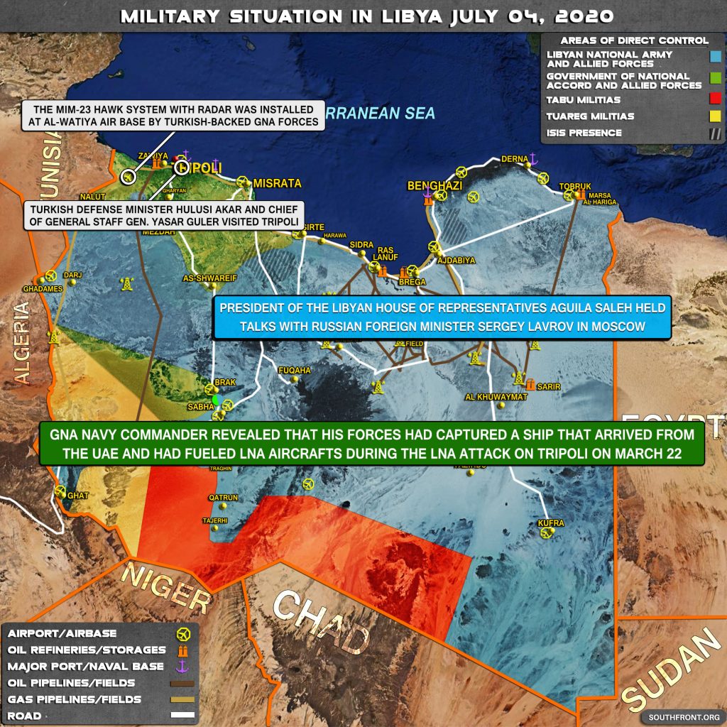 Military Situation In Libya On July 4, 2020 (Map Update)