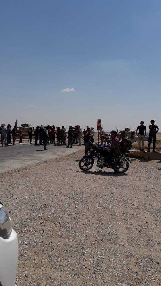 In Photos: Syrian Troops Blocked US Military Convoy Near Al-Dardara