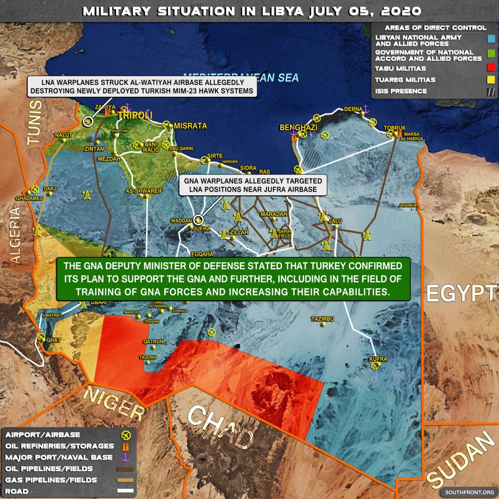 Military Situation In Libya On July 5, 2020 (Map Update)