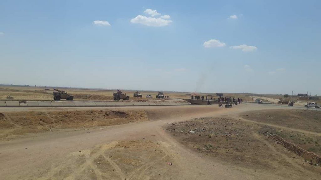 In Photos: Syrian Troops Blocked US Military Convoy Near Al-Dardara