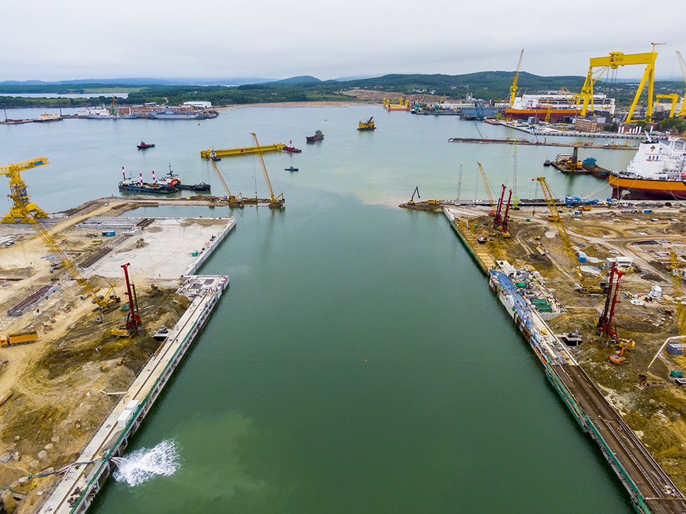 Russia Installs Upgrades On World's Largest Dry Dock