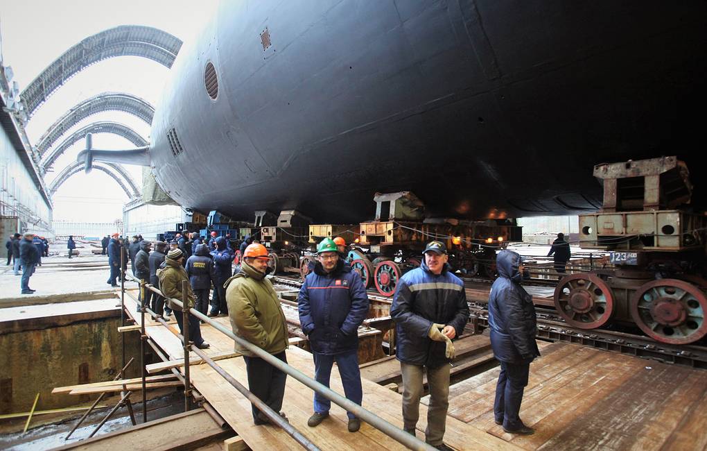 Russian Shipyard Floats Out First Serial Borei-A-Class Nuclear-Powered Submarine