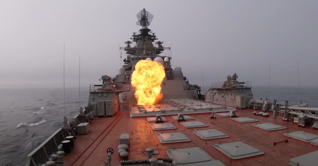 Russian Warships Launch Anti-Ship Missiles During Drills In Barents Sea (Video)