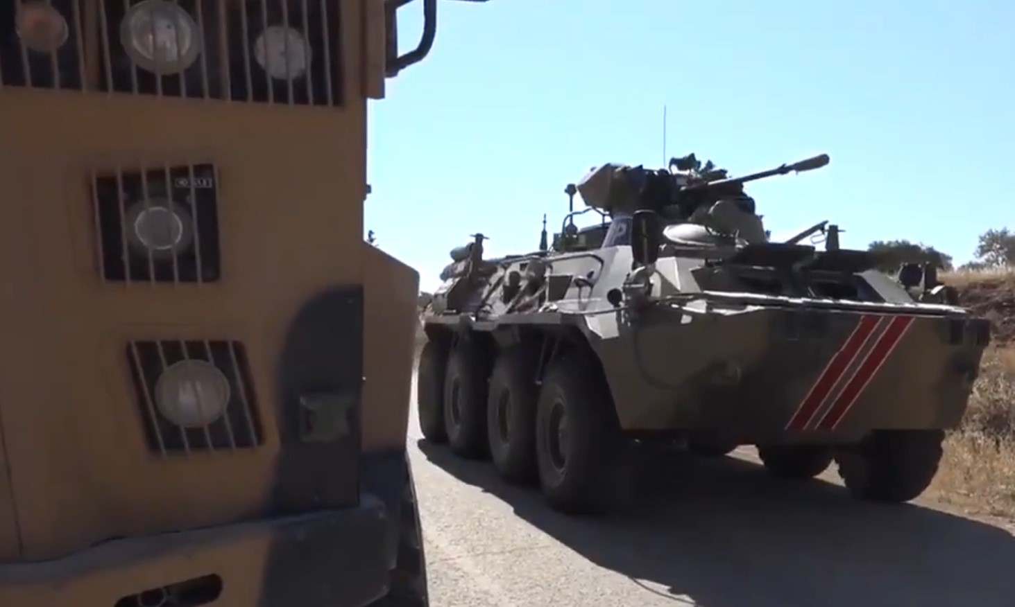 Turkish Army And Russian Military Police Hold 19th Joint Patrol In Southern Idlib (Video)