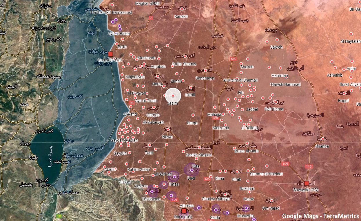 IED Struck Syrian Intelligence Armored Vehicle In Daraa