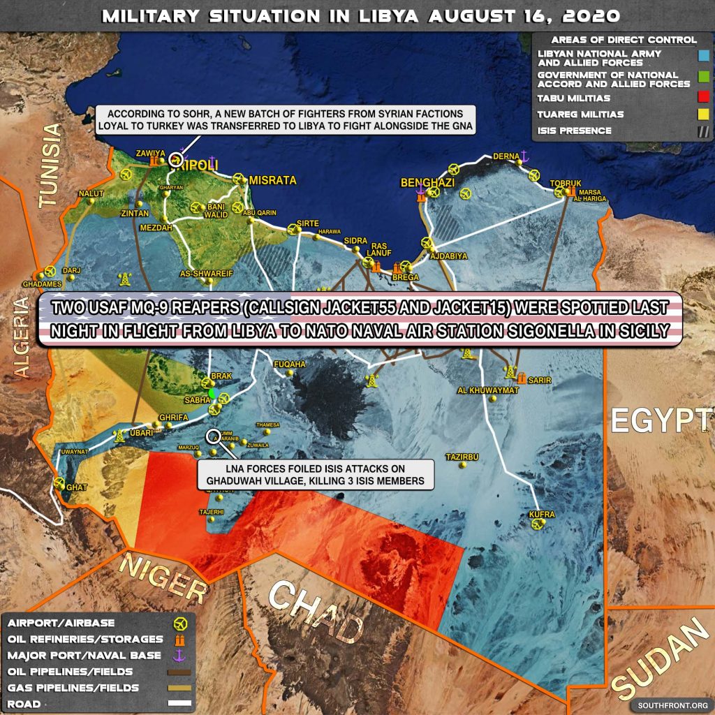 Military Situation In Libya On August 16, 2020 (Map Update)