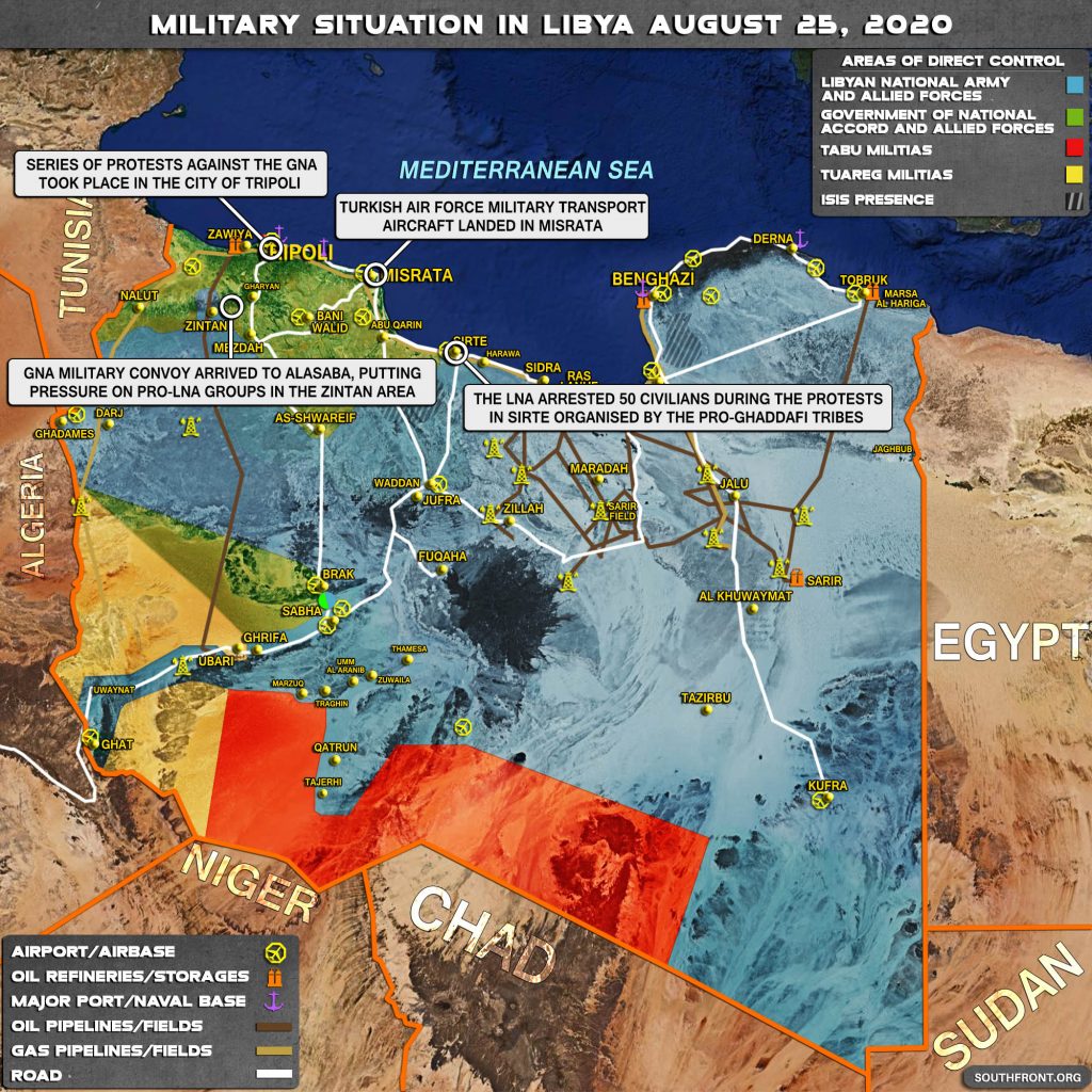 Military Situation In Libya On August 25, 2020 (Map Update)