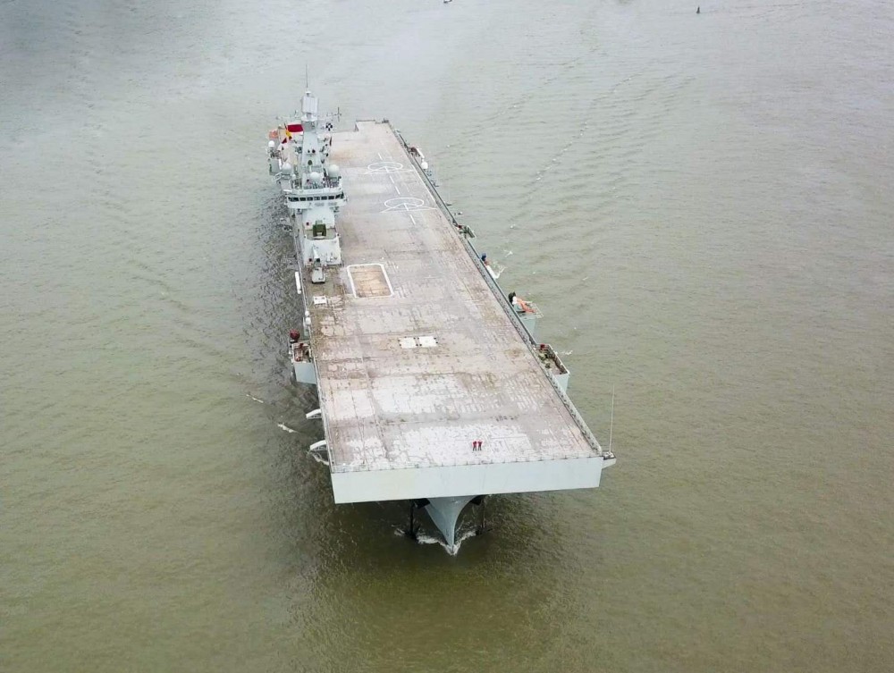 China Begins Sea Trials On Its First Type 075 Amphibious Assault Ship