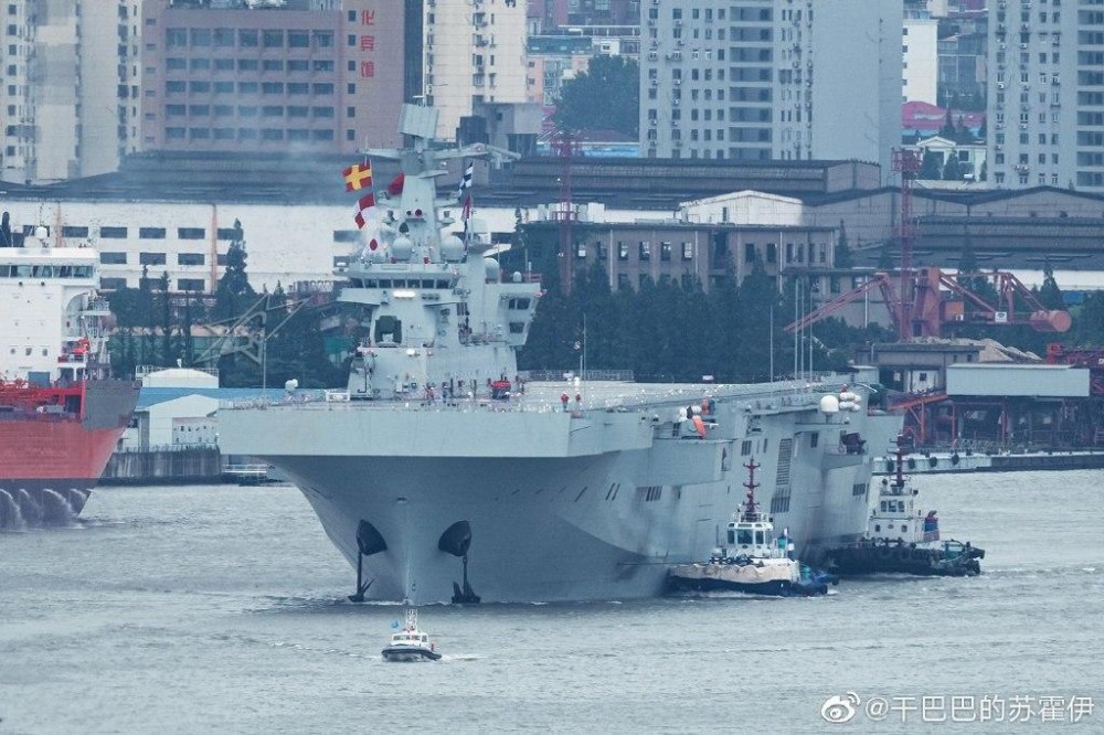 China Begins Sea Trials On Its First Type 075 Amphibious Assault Ship