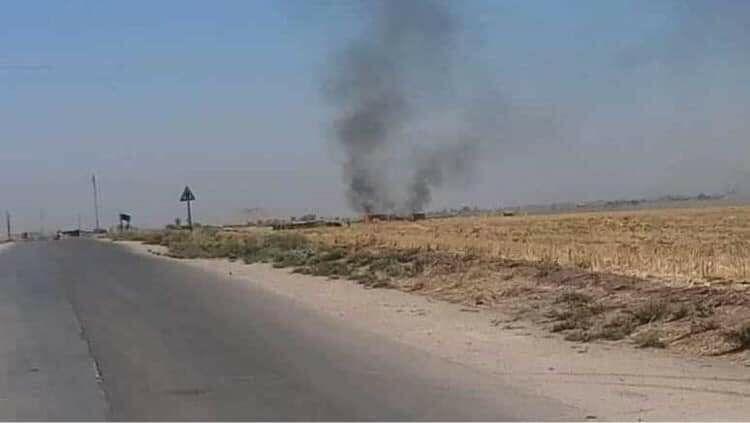 US Attack Helicopter Struck Positions Of Syrian Army In Al-Hasakah Province (Photos)