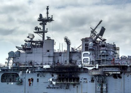 US Navy Begins Repair Work On USS BonHomme Richard After Fire: Photographs