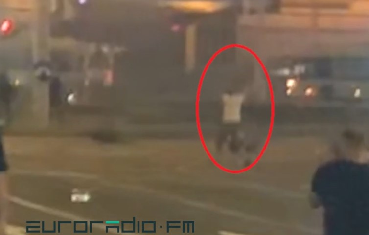 Video Shows Moment Of Death Of Protester In Minsk During August 10 Riots