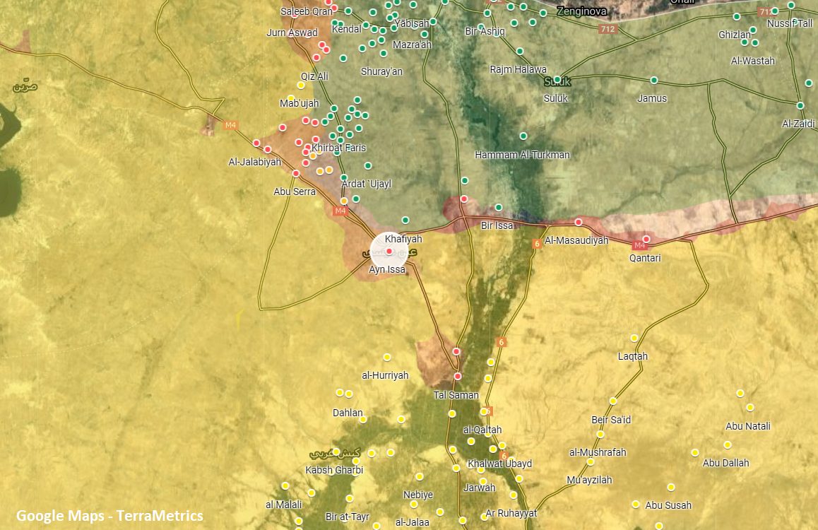 Kurdish Forces Sustained Losses In New Round Of Turkish Shelling In Northern Raqqa