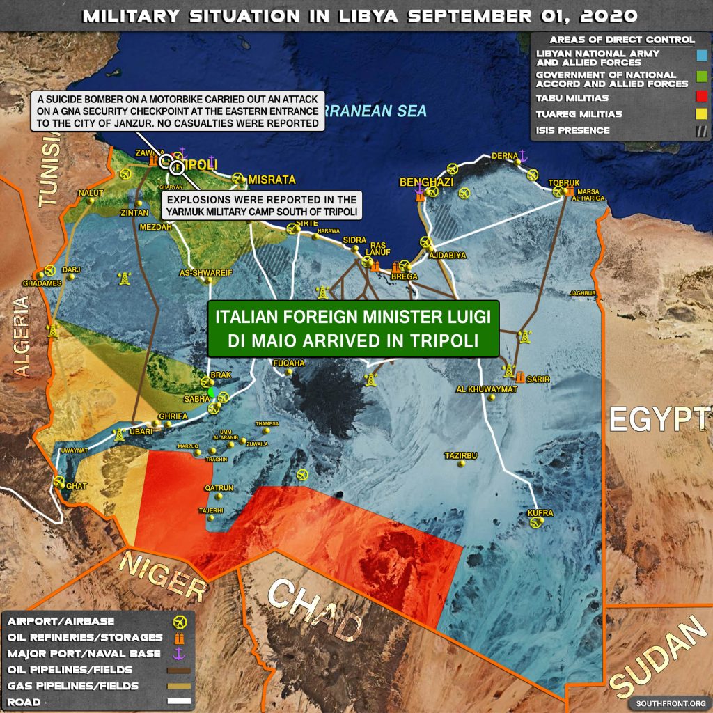 Military Situation In Libya On September 1, 2020 (Map Update)