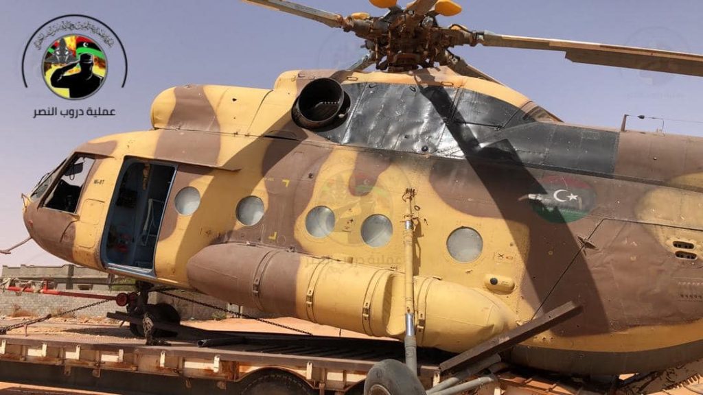 Turkish-backed Forces Captured Mi-8 Helicopter Of Libyan National Army (Photos, Map)