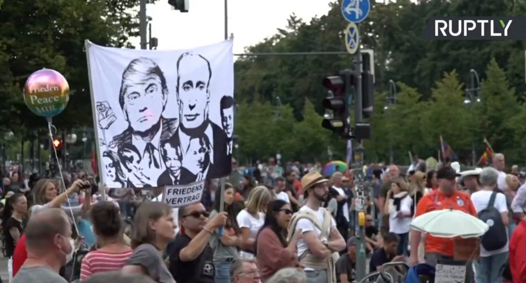 "Neo-Nazis" Take Reichstag To Fight "Neo-Liberal Values"