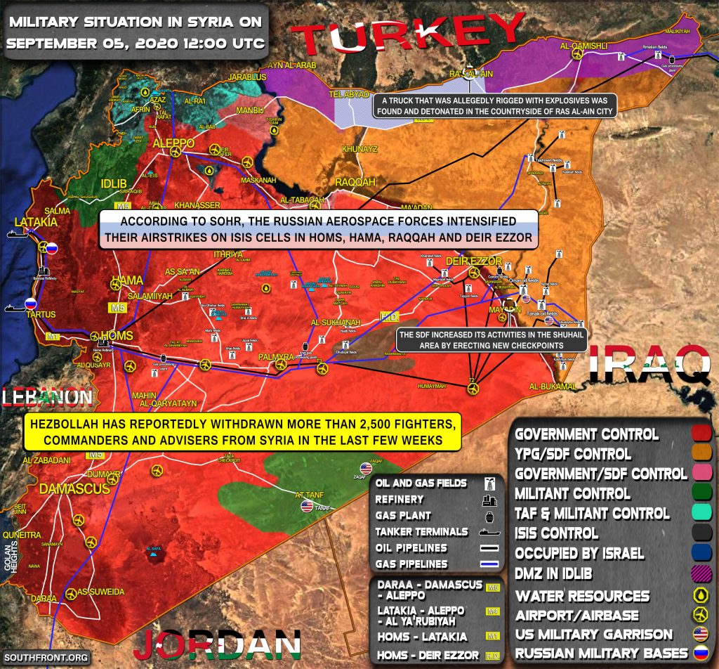 Military Situation In Syria On September 5, 2020 (Map Update)