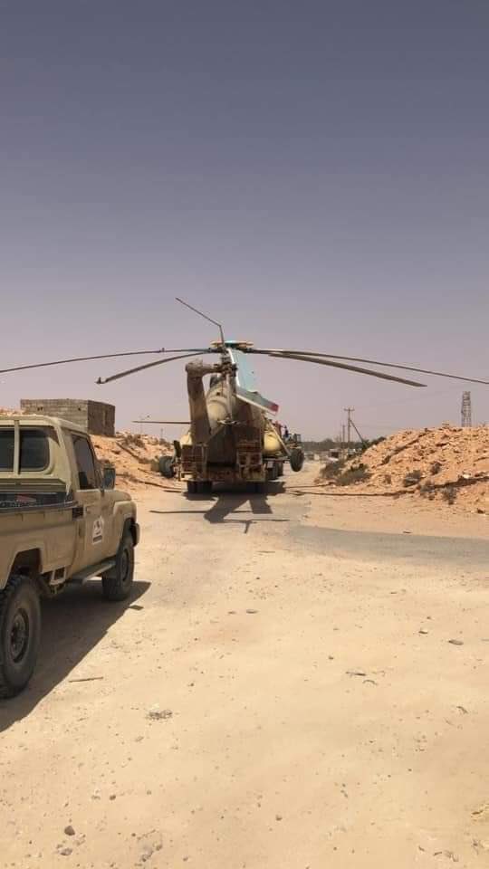 Turkish-backed Forces Captured Mi-8 Helicopter Of Libyan National Army (Photos, Map)