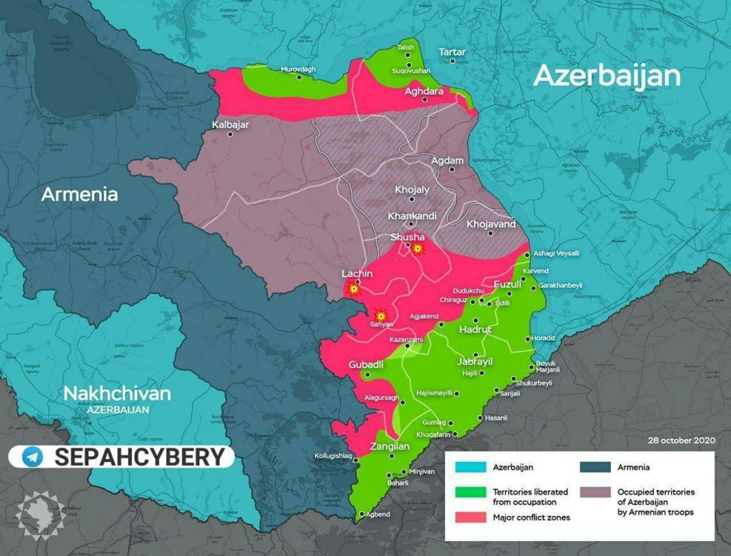 Clashes South Of Shusha. Azerbaijani Troops Are 5km Away From Second Largest Town Of Nagorno-Karabakh (Maps, Videos)