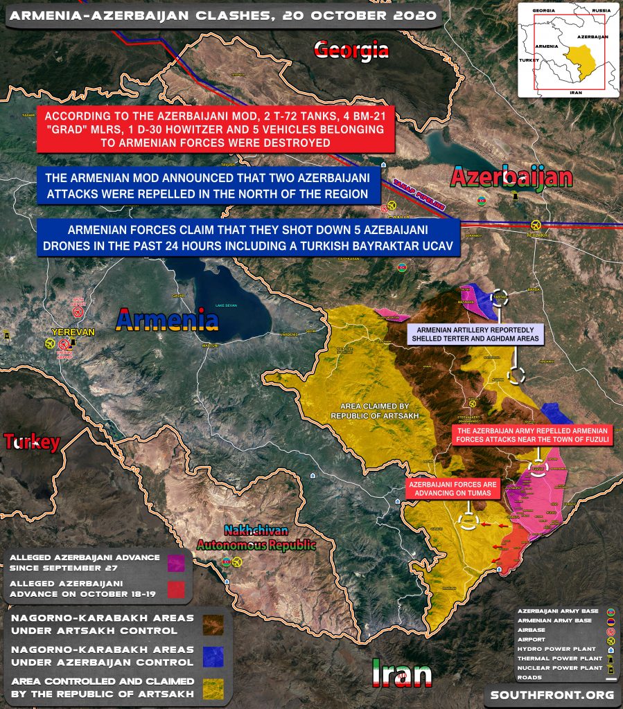 Armenia Declares Large-Scale Counter-Attack In Southern Karabakh As Ilham Aliyev Makes Victorious Address To Nation