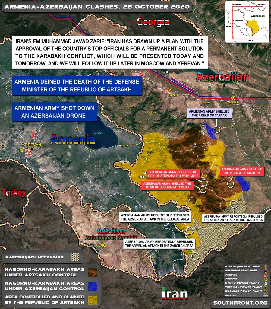 Armenian-Azerbaijani War: Military Situation In Nagorno-Karabakh On October 28, 2020