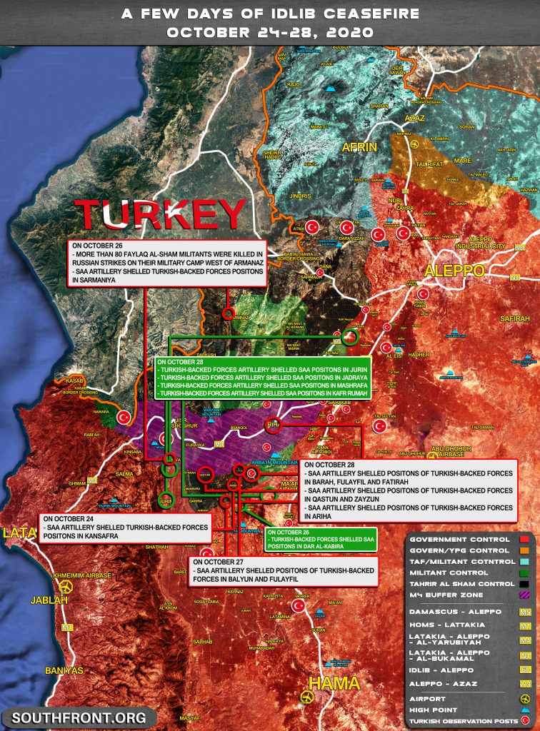 Map Update: Real Face Of 'Ceasefire Regime' In Syria's Greater Idlib