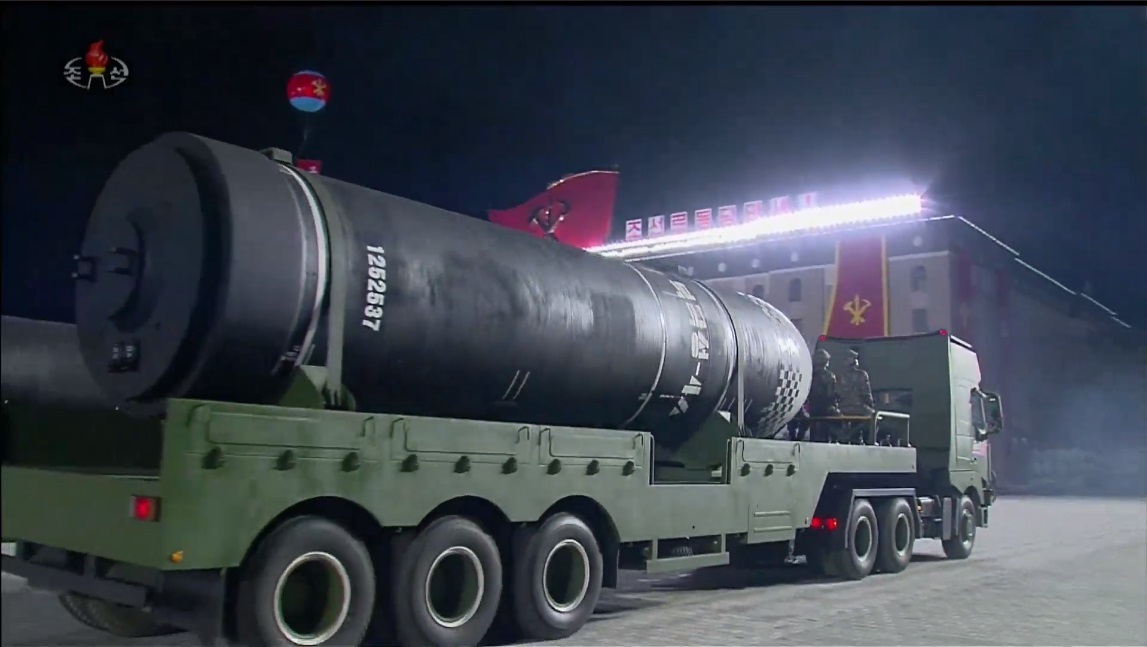 North Korea Showcases New ICBM At Military Parade Marking 75th WPK Anniversary