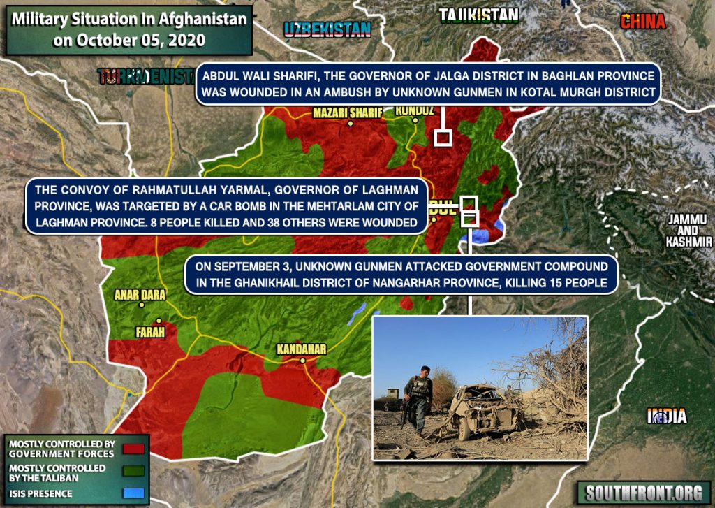 Military Situation In Afghanistan On October 5 (Map Update)