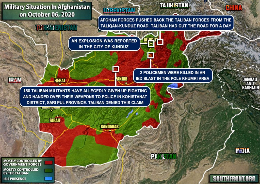 Taliban Fighters Give Up Fighting In Several Afghan Provinces (Map Update)