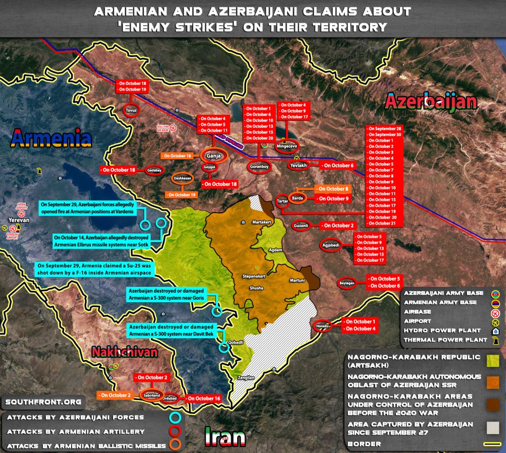 Brief Overview Of Recent Azerbaijani Strikes On Armenian Forces In Nagorno-Karabakh (Videos)