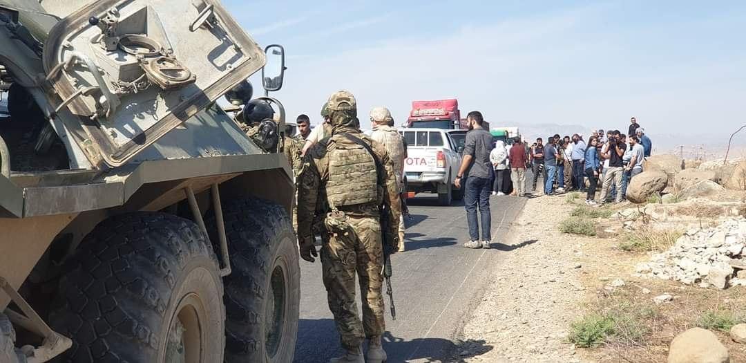 Russian Patrol Blocked In Al-Hasakah, Media Accidentally There To Take Photos And Shoot Video