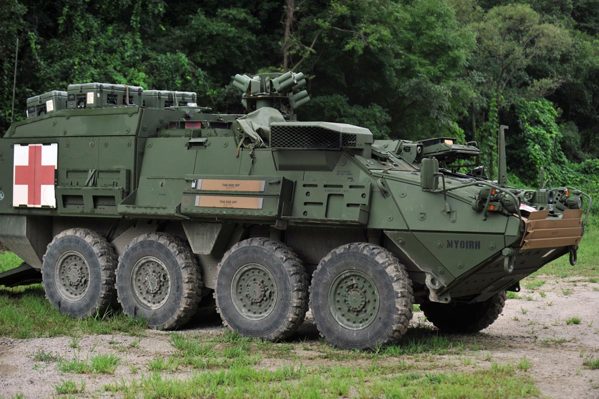 U.S. Army's M1126 Stryker Infantry Carrier Vehicle