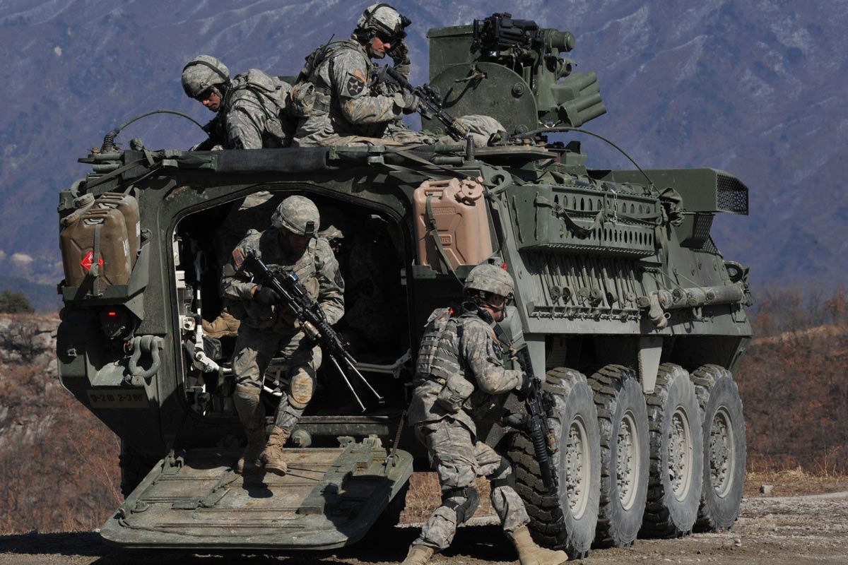 U.S. Army's M1126 Stryker Infantry Carrier Vehicle