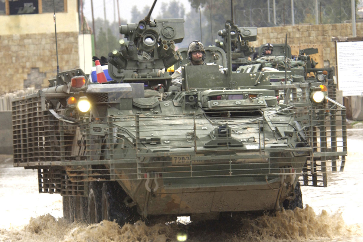 U.S. Army's M1126 Stryker Infantry Carrier Vehicle