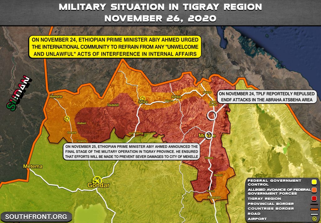 The Price Of Victory: Thousands Flee Ethiopia's Tigray, As Government Forces Prepare For "Final Assault"