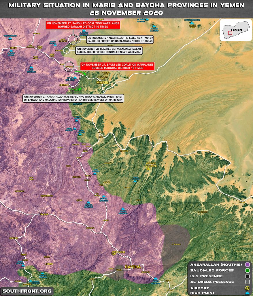 After Collapse Of Saudi Defense In Maas, Yemeni Houthis Prepare For Advance On Marib City (Map Update)