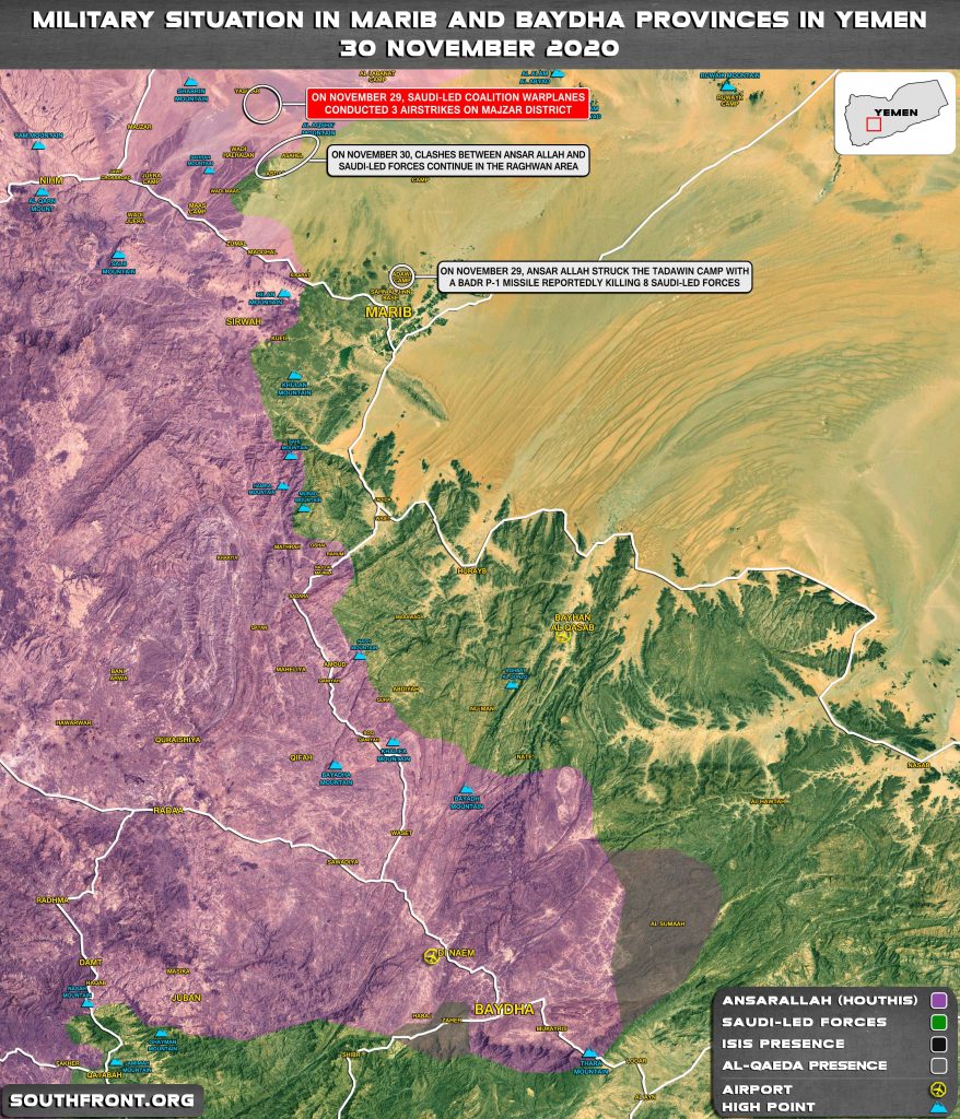 Map Update: Saudi Proxies Urgently Set Up Defenses In Face Of Incoming Houthi Attack On Marib City