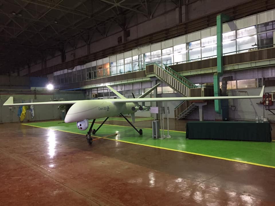 Ukraine Unveils Its Indigenous Sokol-300 Combat UAV