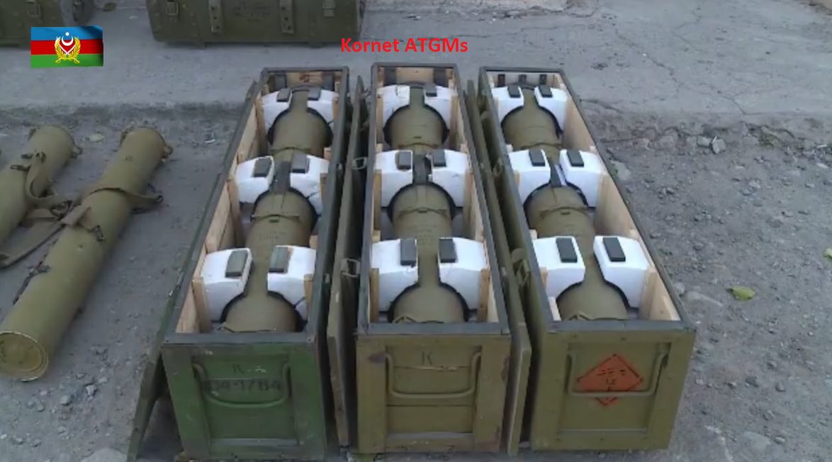 Azerbaijani Military Seized Heavy Guns, Guided Missiles From Armenian Troops (Video)