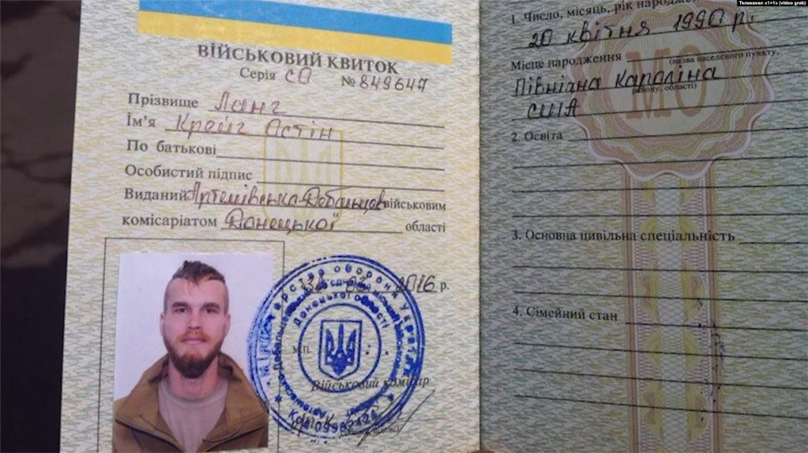 American Who Fought Alongside Pro-Kiev Forces In Eastern Ukraine To Be Extradited To Face Justice In The U.S. (Updated)