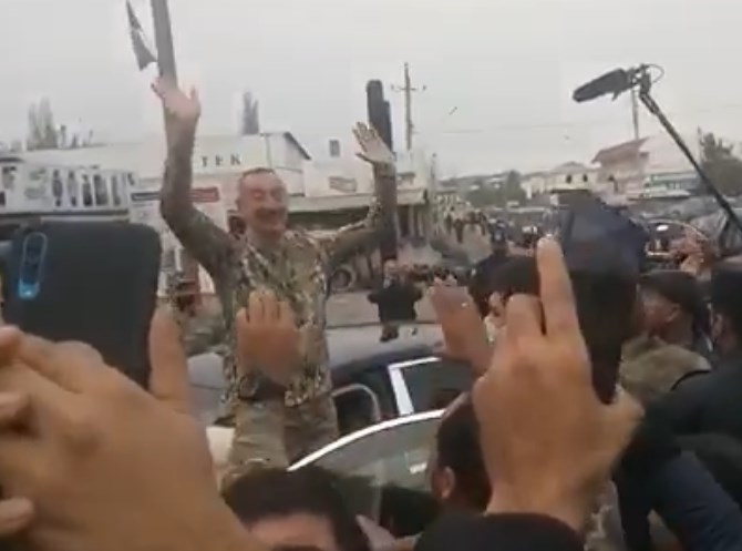 In Video: Azerbaijani President Visists Fuzuli District Captured From Armenians During Second Karabakh War