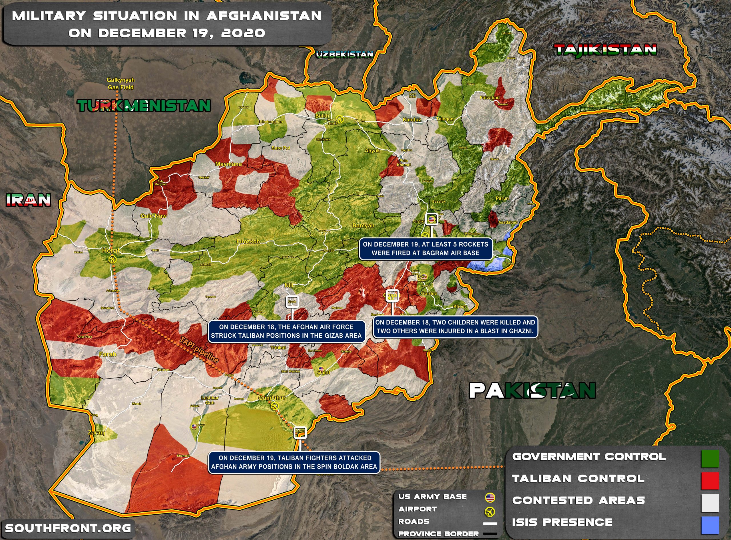 ISIS Rocket Attack Hits Largest U.S. Base In Eastern Afghanistan