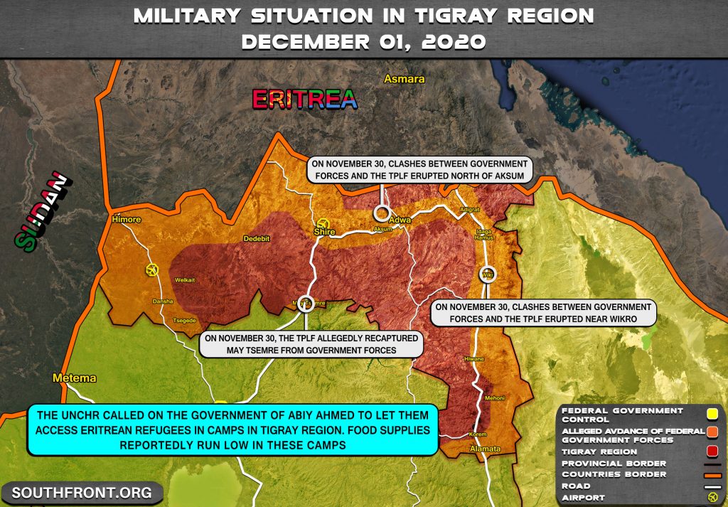 War In Ethiopia's Tigray Region Shows No Signs Of End Despite Advances Of Government Forces (Map Update)